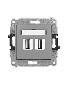 Gniazdo USB Karlik 27MGUSB-2