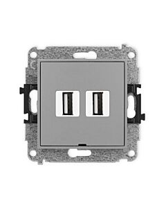 Gniazdo USB Karlik 27MGUSBBO-2