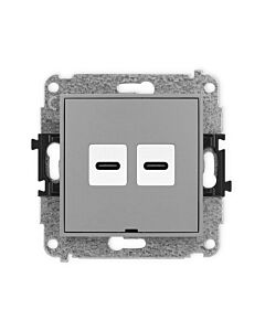Gniazdo USB Karlik 27MGUSBBO-8