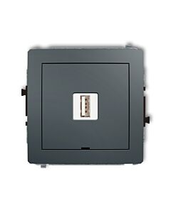 Gniazdo USB Karlik 28DCUSBBO-3