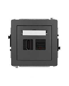 Gniazdo komputerowe, Gniazdo HDMI Karlik 28DGHK-86A