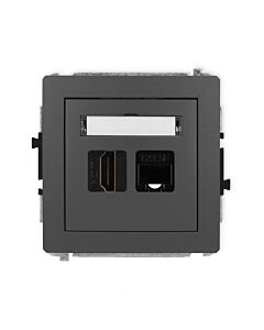 Gniazdo komputerowe, Gniazdo HDMI Karlik 28DGHK-45e