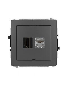 Gniazdo komputerowe, Gniazdo HDMI Karlik 28DGHKBO-46