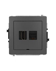 Gniazdo komputerowe, Gniazdo HDMI Karlik 28DGHKBO-46A