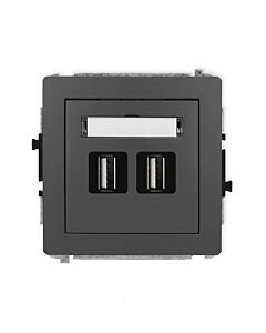 Gniazdo USB Karlik 28DGUSB-2