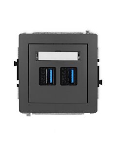 Gniazdo USB Karlik 28DGUSB-6