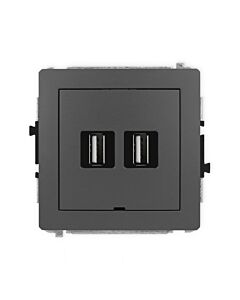 Gniazdo USB Karlik 28DGUSBBO-2
