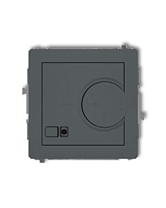 Regulator temperatury z czujnikiem powietrznym grafitowy mat Karlik DECO 28DRT-2