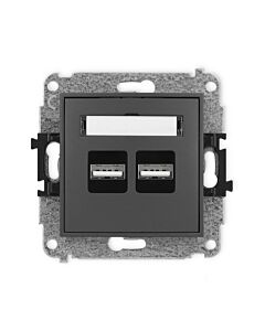 Gniazdo USB Karlik 28ICUSB-6