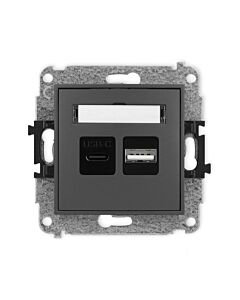 Gniazdo USB Karlik 28ICUSB-8