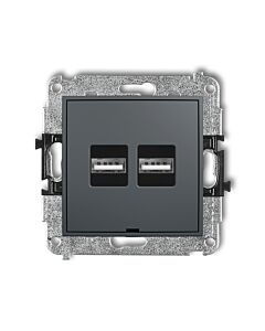 Gniazdo USB Karlik 28ICUSBBO-6