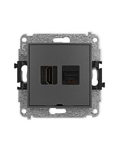Gniazdo komputerowe, Gniazdo HDMI Karlik 28IGHKBO-86A