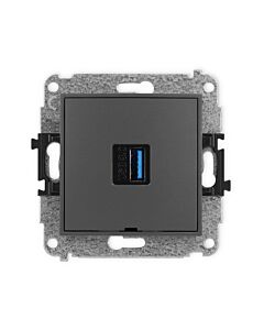 Gniazdo USB Karlik 28MGUSBBO-5