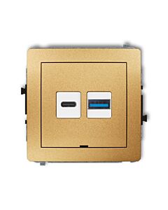 Gniazdo USB Karlik 29DCUSBBO-8