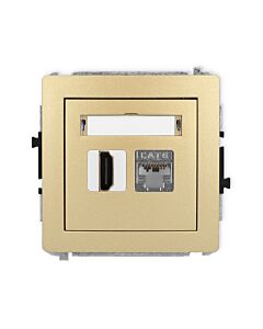 Gniazdo komputerowe, Gniazdo HDMI Karlik 29DGHK-46