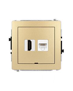 Gniazdo komputerowe, Gniazdo HDMI Karlik 29DGHKBO-45e