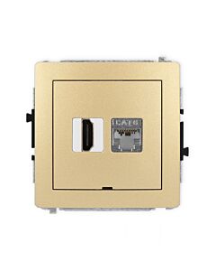 Gniazdo komputerowe, Gniazdo HDMI Karlik 29DGHKBO-46