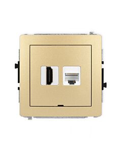 Gniazdo komputerowe, Gniazdo HDMI Karlik 29DGHKBO-46A