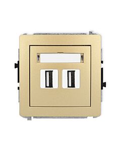 Gniazdo USB Karlik 29DGUSB-2