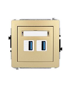 Gniazdo USB Karlik 29DGUSB-6