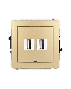 Gniazdo USB Karlik 29DGUSBBO-2