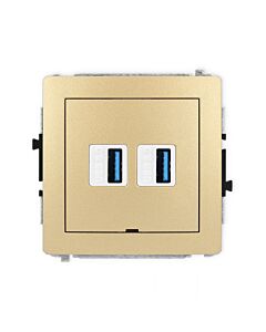 Gniazdo USB Karlik 29DGUSBBO-6