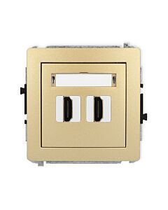 Gniazdo HDMI Karlik 29DHDMI-4