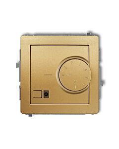 Regulator temperatury z czujnikiem podpodłogowym złoty Karlik DECO 29DRT-1