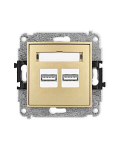 Gniazdo USB Karlik 29ICUSB-6
