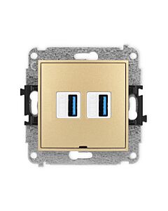 Gniazdo USB Karlik 29IGUSBBO-6