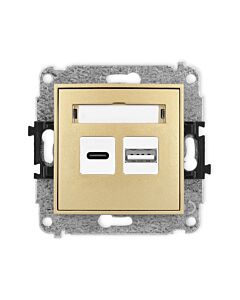 Gniazdo USB Karlik 29MCUSB-8