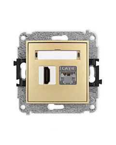 Gniazdo komputerowe, Gniazdo HDMI Karlik 29MGHK-46