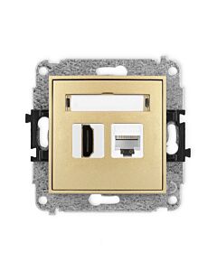 Gniazdo komputerowe, Gniazdo HDMI Karlik 29MGHK-86A