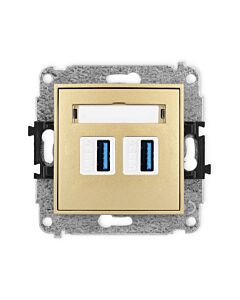 Gniazdo USB Karlik 29MGUSB-6