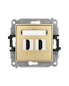 Gniazdo HDMI Karlik 29MHDMI-4