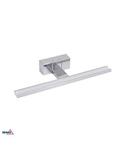 Oprawa ścienna LED KEIRA kinkiet łazienkowy lampa 8W 4000K 600lm IP44 chrom Bemko C22-MLK-400-4K-CR