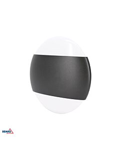 Oprawa elewacyjna LED VALANT 10W 3000K 800lm 120&deg; IP65 grafit Bemko C25-EL1-O-010GR-3K