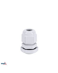 Dławik kablowy dławica z przeciwnakrętką 4-8mm IP68 szary PG-9 100szt. Bemko E45-DK-PG-9-S/1