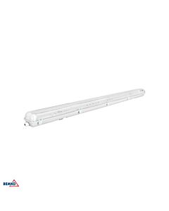Oprawa hermetyczna EMPTY do świetlówek tub LED 2xT8/G13 36W IP65 120cm szara Bemko C11-OHT-120-2KP
