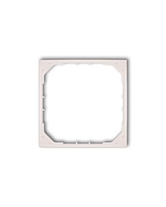 Ramka pośrednia pojedyncza do regulatora temperatury pion/poziom pudrowy róż Karlik MINI 40MRP-3