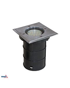 Oprawa najazdowa kwadratowa LED DORYT GU10 IP67 50W srebrna Bemko C42-OGS50