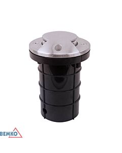 Oprawa najazdowa okrągła LED DORYT GU10 z osłoną IP67 50W srebrna Bemko C42-OGN50