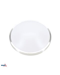 Oprawa plafon TOFIR lampa 2xE27 20W 120° IP44 srebrna Bemko C30-PHR220