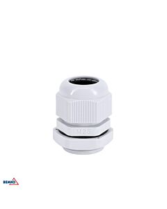 Dławik kablowy dławica metryczna z przeciwnakrętką 13-18mm IP68 szary M-25 20szt. Bemko E45-M-25-S/1