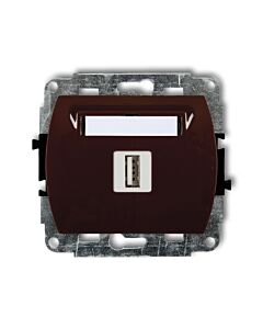 Gniazdo USB Karlik 4GUSB-1