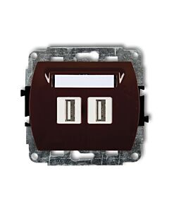 Gniazdo USB Karlik 4GUSB-6
