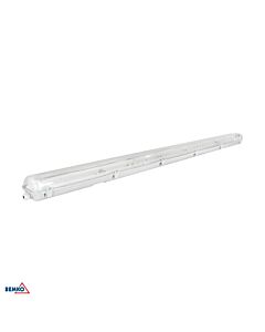 Oprawa hermetyczna EMPTY do świetlówek tub LED 2xT8/G13 58W IP65 150cm szara Bemko C11-OHT-150-2KP