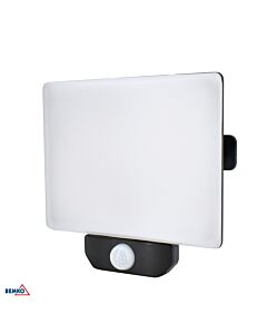 Naświetlacz LED LFX z czujnikiem ruchu 50W 4000K 4500lm 110° IP65 czarny Bemko C65-LFX-050BL-4K-PIR