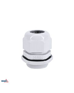 Dławik kablowy dławica metryczna z przeciwnakrętką 24-30mm IP68 szary M-40 10szt. Bemko E45-M-40-S/1