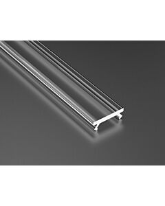 Klosz do profili LED typ X transparentny 1m Eco Light EC20159